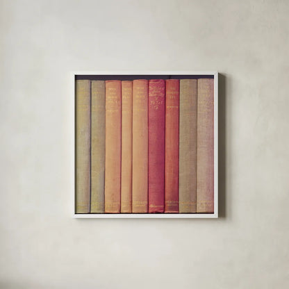 Tolstoy by Deborah Revell. Shown in a crisp white glass frame for a clean and minimalist style. Available as an archival giclee rolled canvas, fine art paper, or poster print. SKU 96925a.