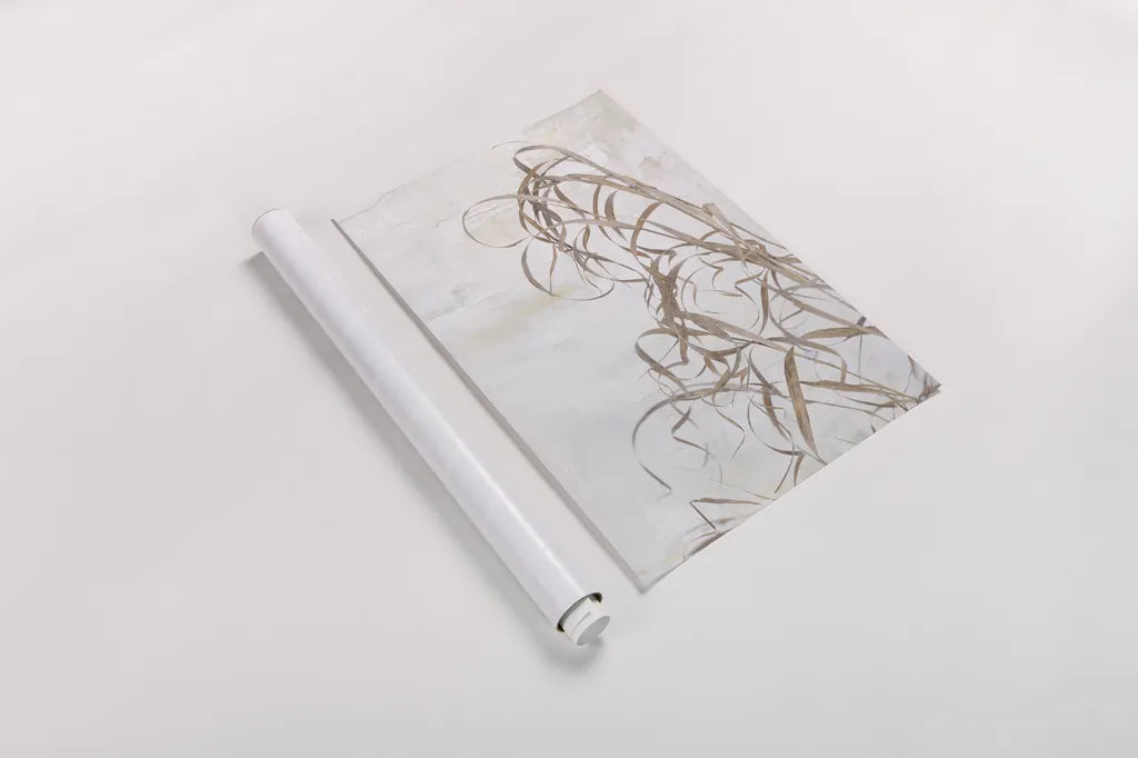 Trace of a Meadow by Deborah Revell. shown as a rolled paper print. Available as archival giclee rolled canvas, fine art paper, or poster print. SKU 100062h.