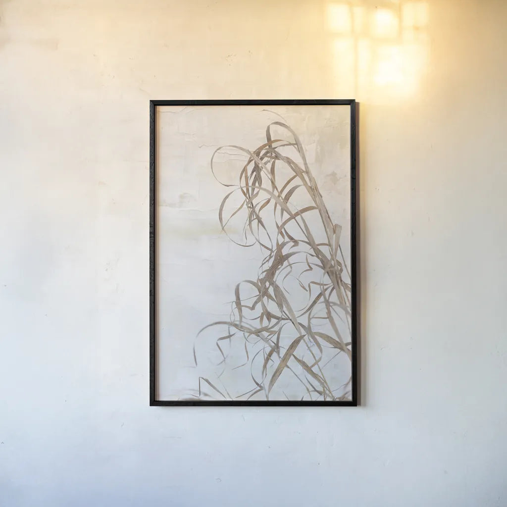 Trace of a Meadow by Deborah Revell. shown as a paper print in a black flame. Available as a archival giclee rolled canvas, fine art paper, or poster print. SKU 100062h.