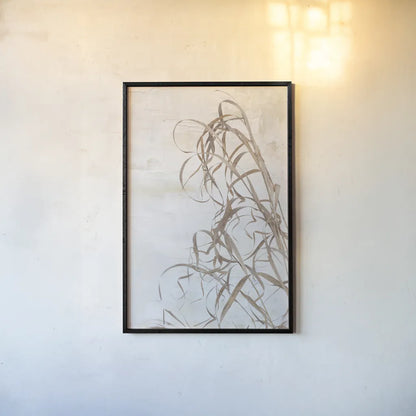 Trace of a Meadow by Deborah Revell. shown as a paper print in a black flame. Available as a archival giclee rolled canvas, fine art paper, or poster print. SKU 100062h.