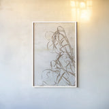 Trace of a Meadow by Deborah Revell. shown as a paper print in a white frame. Available as a archival giclee rolled canvas, fine art paper, or poster print. SKU 100062h.