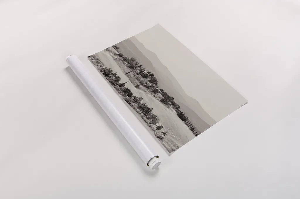 Tuscan Hills II by Deborah Revell. shown as a rolled paper print. Available as archival giclee rolled canvas, fine art paper, or poster print. SKU 102089i.