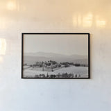 Tuscan Hills II by Deborah Revell. shown as a paper print in a black flame. Available as a archival giclee rolled canvas, fine art paper, or poster print. SKU 102089i.