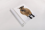Two Little Goats II by Deborah Revell. shown as a rolled paper print. Available as archival giclee rolled canvas, fine art paper, or poster print. SKU 96309h.