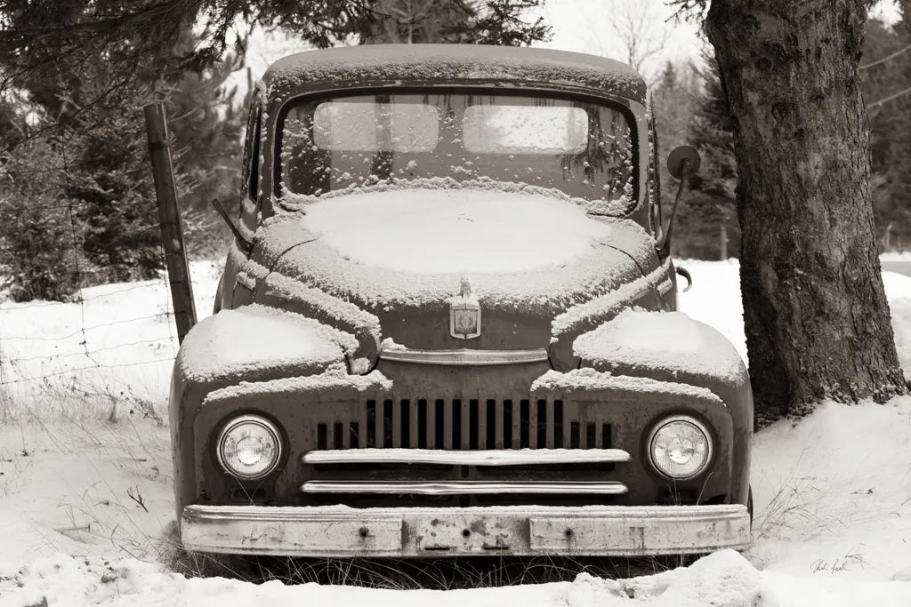 Vintage Car by Deborah Revell. SKU 96616i. Archival Giclee Fine art print for wall decor.