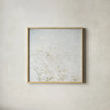 Wild Grass Impressions by Deborah Revell. Shown in a natural wood glass frame for a timeless modern aesthetic. Available as an archival giclee rolled canvas, fine art paper, or poster print. SKU 98514a.