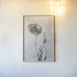 Wonderful Wildflowers I Neutral by Deborah Revell. shown as a paper print in a natural frame. Available as a archival giclee rolled canvas, fine art paper, or poster print. SKU 93945h.