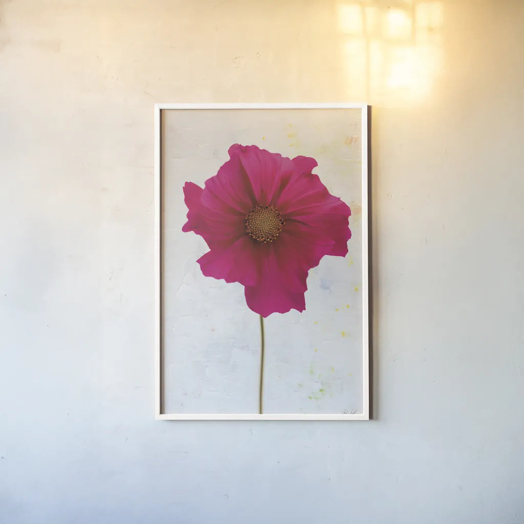 Wonderful Wildflowers II by Deborah Revell. shown as a paper print in a white frame. Available as a archival giclee rolled canvas, fine art paper, or poster print. SKU 93929h.