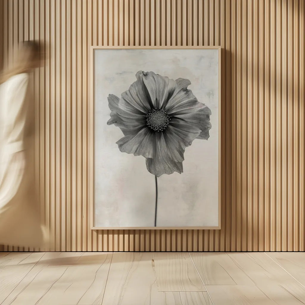 Wonderful Wildflowers II Neutral by Deborah Revell. shown as over sized large wall art. Available as an archival giclee rolled canvas, fine art paper, or poster print. SKU 93946h.