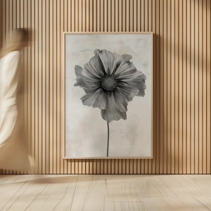 Wonderful Wildflowers II Neutral by Deborah Revell. shown as over sized large wall art. Available as an archival giclee rolled canvas, fine art paper, or poster print. SKU 93946h.