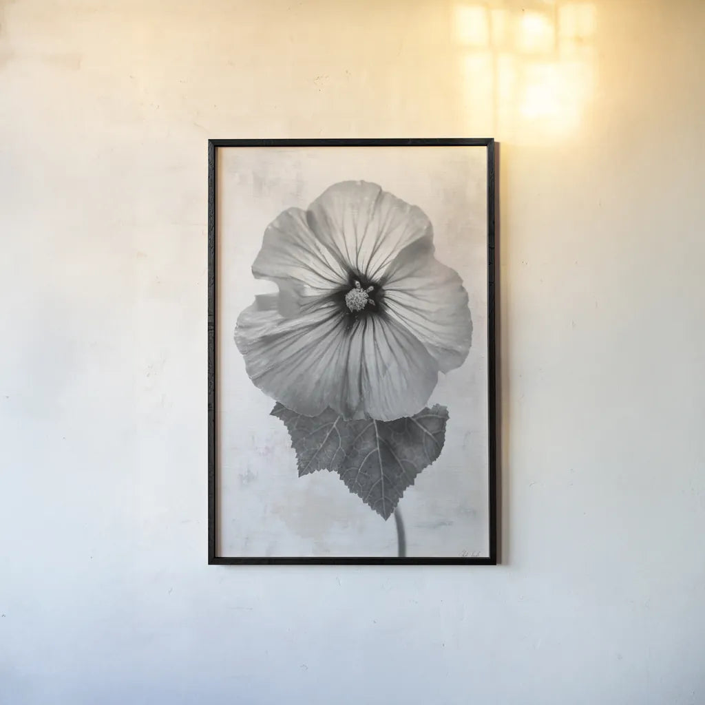 Wonderful Wildflowers III Neutral by Deborah Revell. shown as a paper print in a black flame. Available as a archival giclee rolled canvas, fine art paper, or poster print. SKU 93947h.