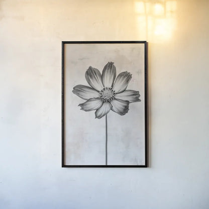 Wonderful Wildflowers IV Neutral by Deborah Revell. shown as a paper print in a black flame. Available as a archival giclee rolled canvas, fine art paper, or poster print. SKU 93948h.