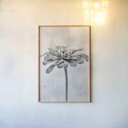 Wonderful Wildflowers IX Neutral by Deborah Revell. shown as a paper print in a natural frame. Available as a archival giclee rolled canvas, fine art paper, or poster print. SKU 93953h.