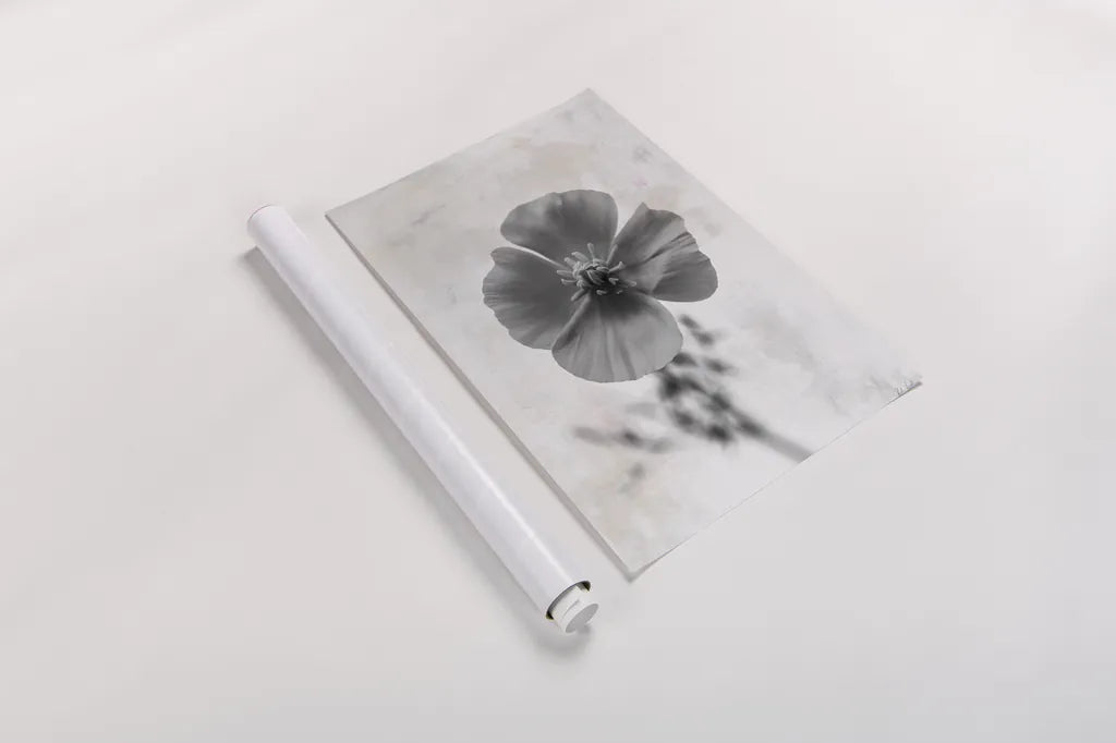 Wonderful Wildflowers V Neutral by Deborah Revell. shown as a rolled paper print. Available as archival giclee rolled canvas, fine art paper, or poster print. SKU 93949h.