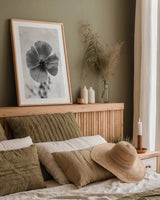 Wonderful Wildflowers V Neutral by Deborah Revell. shown as a paper print in a natural frame. Available as a archival giclee rolled canvas, fine art paper, or poster print. SKU 93949h.