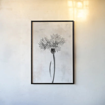 Wonderful Wildflowers VI Neutral by Deborah Revell. shown as a paper print in a black flame. Available as a archival giclee rolled canvas, fine art paper, or poster print. SKU 93950h.