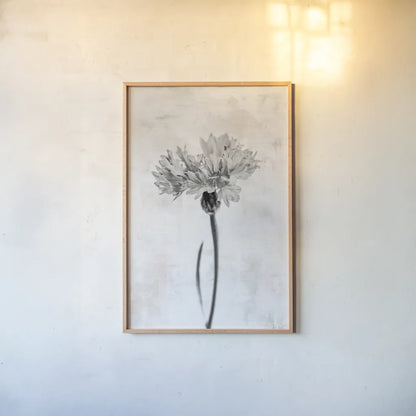 Wonderful Wildflowers VI Neutral by Deborah Revell. shown as a paper print in a natural frame. Available as a archival giclee rolled canvas, fine art paper, or poster print. SKU 93950h.