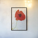 Wonderful Wildflowers VII by Deborah Revell. shown as a paper print in a black flame. Available as a archival giclee rolled canvas, fine art paper, or poster print. SKU 93934h.