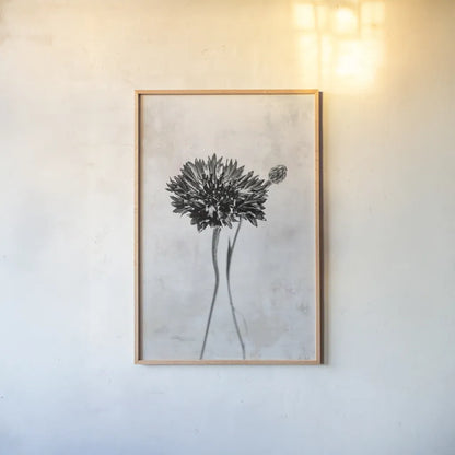 Wonderful Wildflowers VIII Neutral by Deborah Revell. shown as a paper print in a natural frame. Available as a archival giclee rolled canvas, fine art paper, or poster print. SKU 93952h.