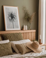 Wonderful Wildflowers X Neutral by Deborah Revell. shown as a paper print in a natural frame. Available as a archival giclee rolled canvas, fine art paper, or poster print. SKU 93954h.