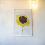 Wonderful Wildflowers XI by Deborah Revell. shown as a paper print in a white frame. Available as a archival giclee rolled canvas, fine art paper, or poster print. SKU 93938h.