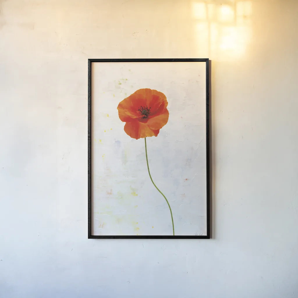 Wonderful Wildflowers XIII by Deborah Revell. shown as a paper print in a black flame. Available as a archival giclee rolled canvas, fine art paper, or poster print. SKU 93940h.