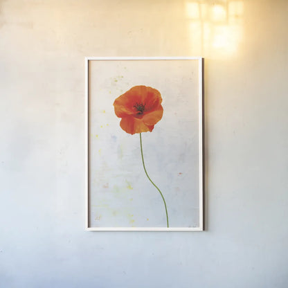 Wonderful Wildflowers XIII by Deborah Revell. shown as a paper print in a white frame. Available as a archival giclee rolled canvas, fine art paper, or poster print. SKU 93940h.