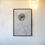 Wonderful Wildflowers XIII Neutral by Deborah Revell. shown as a paper print in a black flame. Available as a archival giclee rolled canvas, fine art paper, or poster print. SKU 93957h.