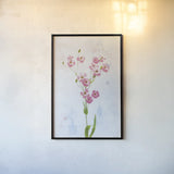 Wonderful Wildflowers XV by Deborah Revell. shown as a paper print in a black flame. Available as a archival giclee rolled canvas, fine art paper, or poster print. SKU 93942h.