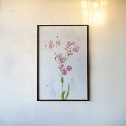 Wonderful Wildflowers XV by Deborah Revell. shown as a paper print in a black flame. Available as a archival giclee rolled canvas, fine art paper, or poster print. SKU 93942h.