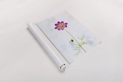 Wonderful Wildflowers XVI by Deborah Revell. shown as a rolled paper print. Available as archival giclee rolled canvas, fine art paper, or poster print. SKU 93943h.