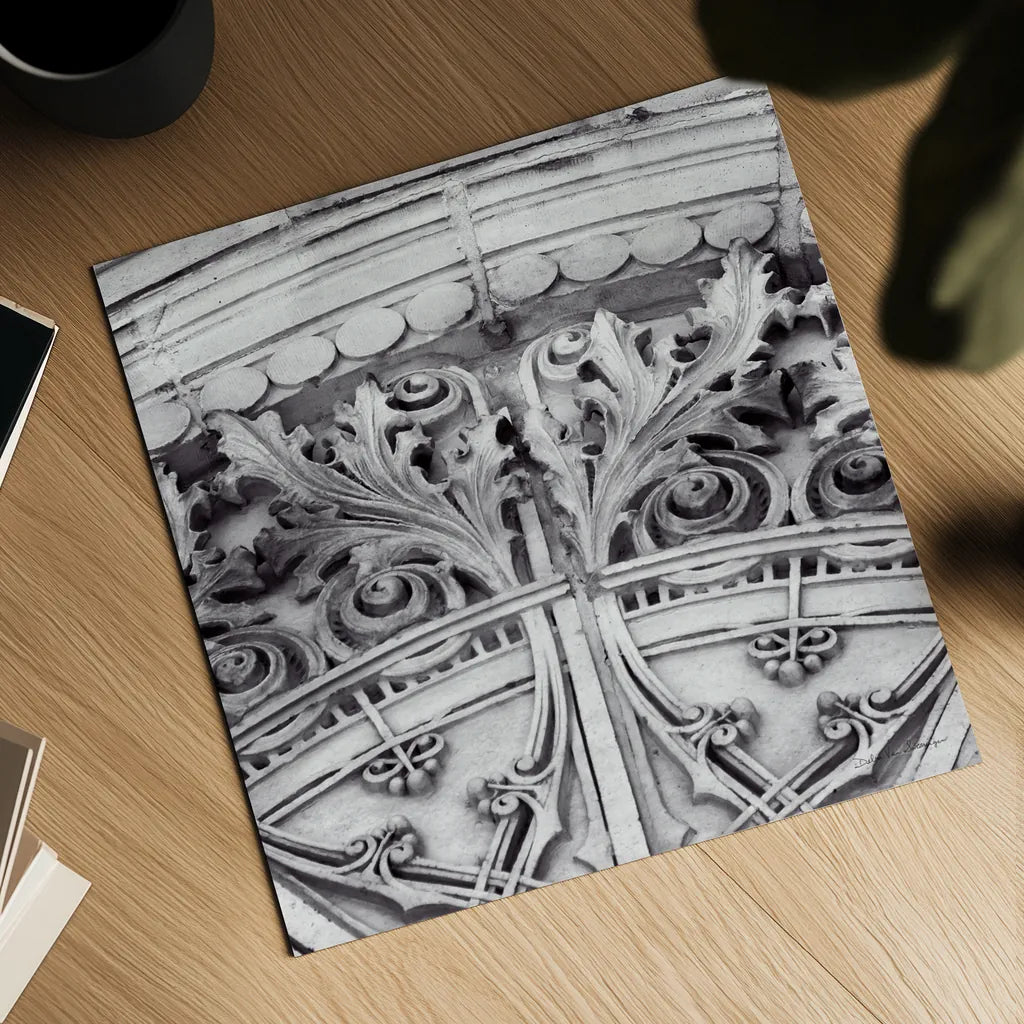 Architectural Design II by Debra Van Swearingen. Shown as a detailed flat fine art print, highlighting archival giclee quality. Available as an archival giclee rolled canvas, fine art paper, or poster print. SKU 81254a.