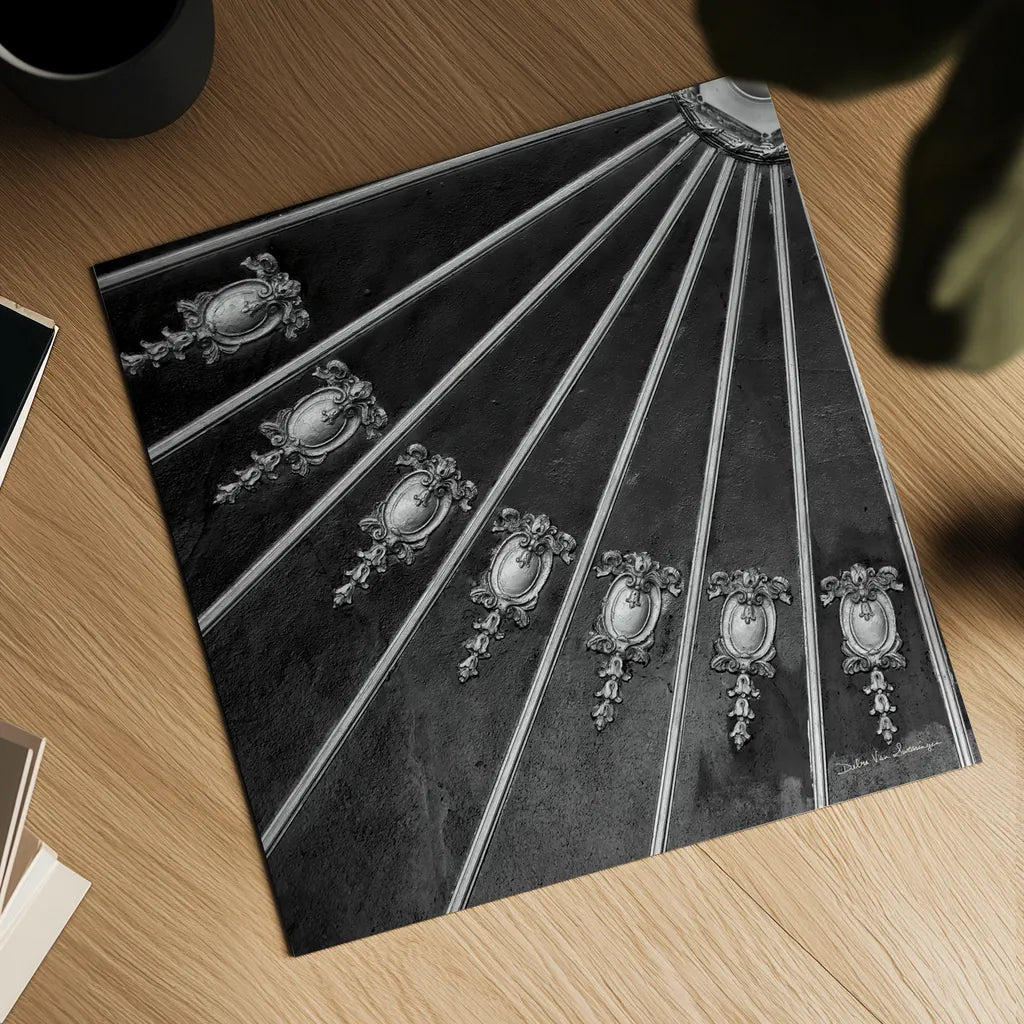 Architectural Design III by Debra Van Swearingen. Shown as a detailed flat fine art print, highlighting archival giclee quality. Available as an archival giclee rolled canvas, fine art paper, or poster print. SKU 81255a.