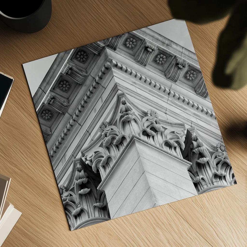 Architectural Design IV by Debra Van Swearingen. Shown as a detailed flat fine art print, highlighting archival giclee quality. Available as an archival giclee rolled canvas, fine art paper, or poster print. SKU 81256a.