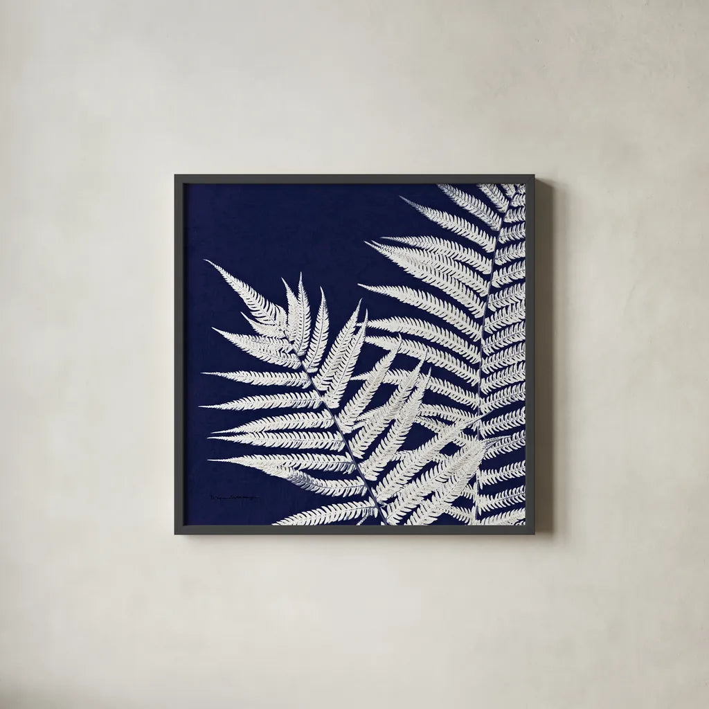 Aspire Blueprint Crop by Debra Van Swearingen. Shown in a sleek black glass frame for a contemporary gallery look. Available as an archival giclee rolled canvas, fine art paper, or poster print. SKU 18376a.