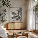 Aspire Crop by Debra Van Swearingen. Shown in a natural wood frame in a cozy modern living room. Available as an archival giclee rolled canvas, fine art paper, or poster print. SKU 5836a.