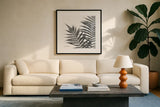Aspire Crop by Debra Van Swearingen. Displayed in a glass frame with matte in a clean modern living room. Available as an archival giclee rolled canvas, fine art paper, or poster print. SKU 5836a.