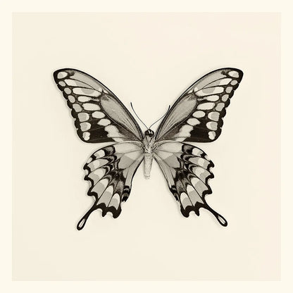 Butterfly VI BW by Debra Van Swearingen. SKU 25727a. Archival Giclee Fine art print for wall decor.