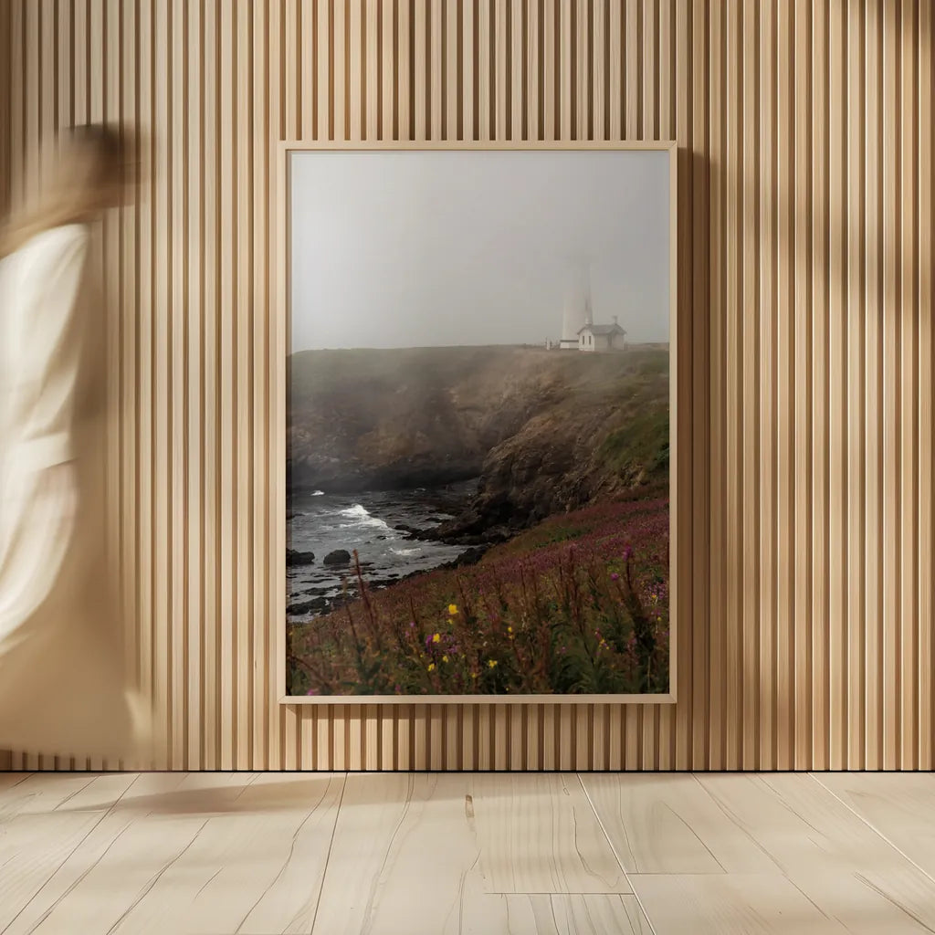 Coastal Fog IV by Debra Van Swearingen. shown as over sized large wall art. Available as an archival giclee rolled canvas, fine art paper, or poster print. SKU 81262h.