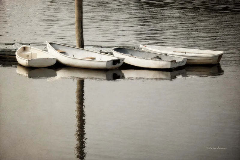 Dories by Debra Van Swearingen. SKU 90961i. Archival Giclee Fine art print for wall decor.