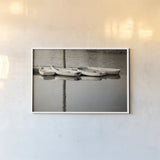 Dories by Debra Van Swearingen. shown as a paper print in a white frame. Available as a archival giclee rolled canvas, fine art paper, or poster print. SKU 90961i.