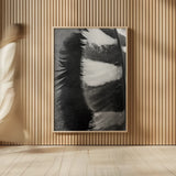 Feather Shadow III by Debra Van Swearingen. shown as over sized large wall art. Available as an archival giclee rolled canvas, fine art paper, or poster print. SKU 55156h.