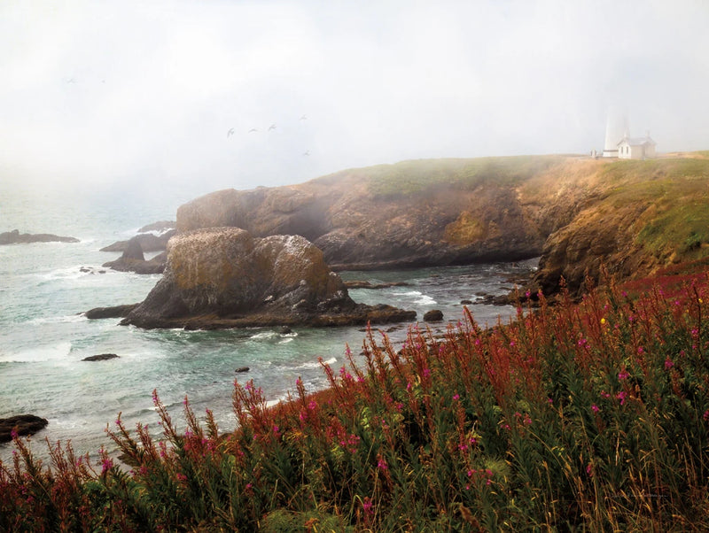 Lighthouse Fog by Debra Van Swearingen