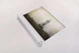 Lonely Lighthouse II by Debra Van Swearingen. shown as a rolled paper print. Available as archival giclee rolled canvas, fine art paper, or poster print. SKU 47844i.