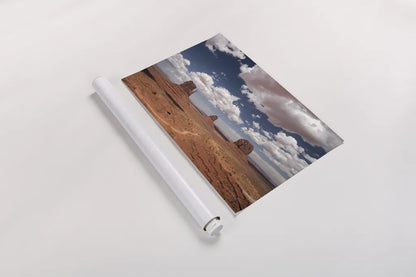Monument Valley I by Debra Van Swearingen. shown as a rolled paper print. Available as archival giclee rolled canvas, fine art paper, or poster print. SKU 81265i.