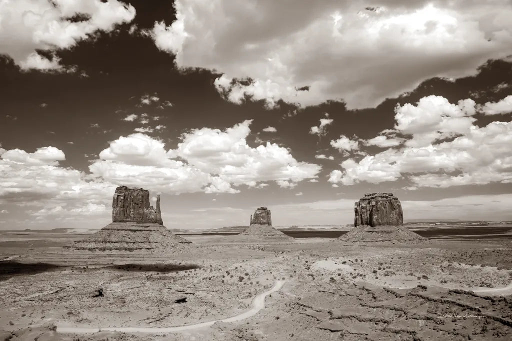Monument Valley I Sepia by Debra Van Swearingen. SKU 81269i. Archival Giclee Fine art print for wall decor.