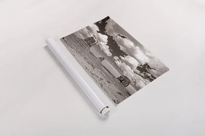 Monument Valley III Sepia by Debra Van Swearingen. shown as a rolled paper print. Available as archival giclee rolled canvas, fine art paper, or poster print. SKU 81271i.