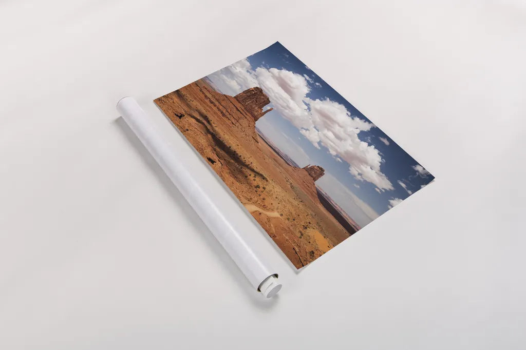 Monument Valley IV by Debra Van Swearingen. shown as a rolled paper print. Available as archival giclee rolled canvas, fine art paper, or poster print. SKU 81268i.