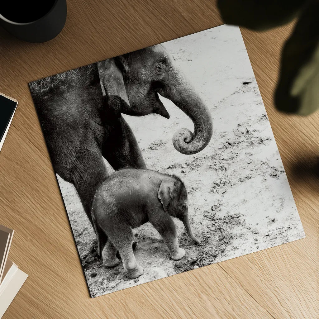 Mother and Daughter by Debra Van Swearingen. Shown as a detailed flat fine art print, highlighting archival giclee quality. Available as an archival giclee rolled canvas, fine art paper, or poster print. SKU 52699a.