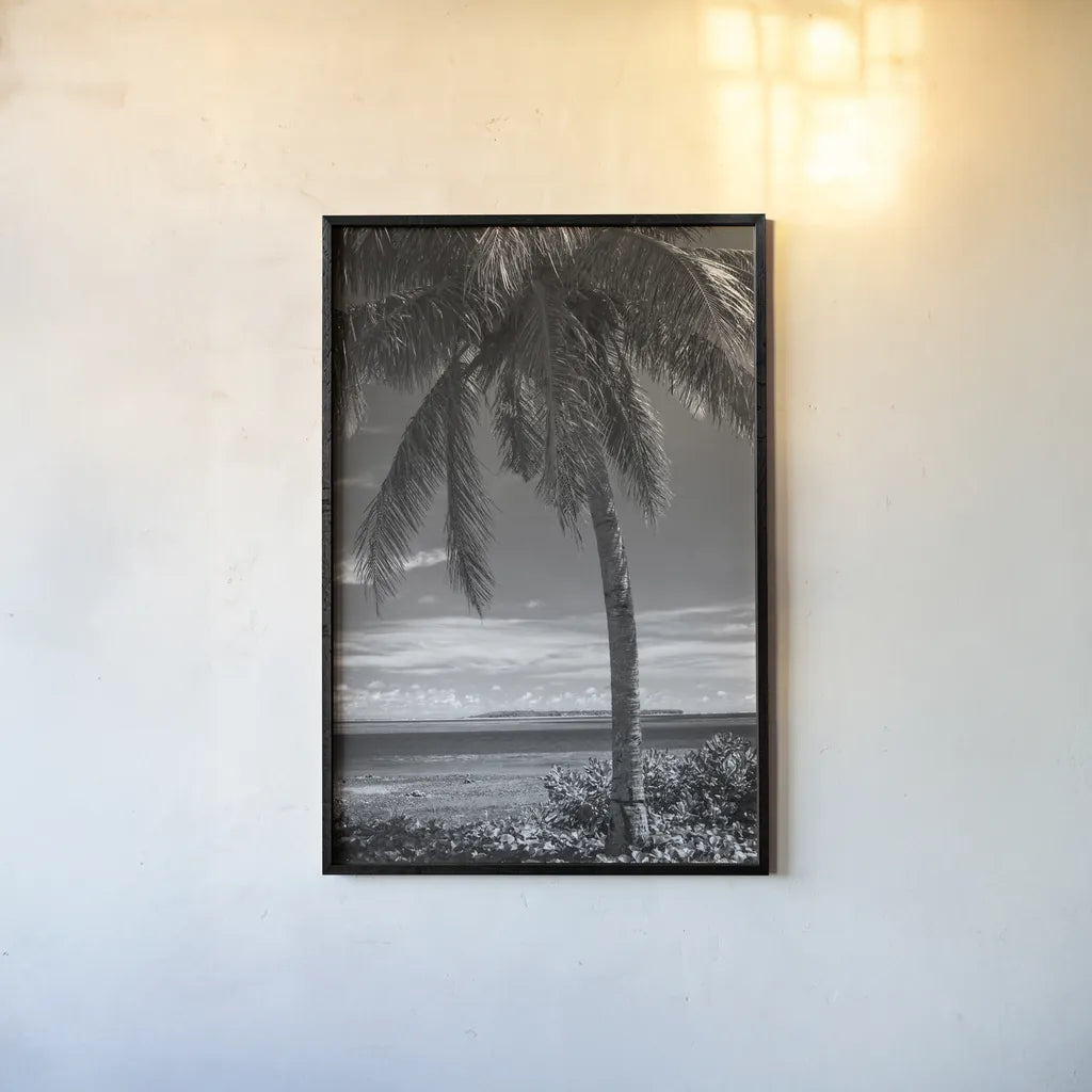 Ocean View by Debra Van Swearingen. shown as a paper print in a black flame. Available as a archival giclee rolled canvas, fine art paper, or poster print. SKU 42498h.